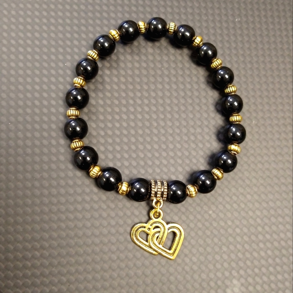 💛 *5/25* Black and gold boho bracelet